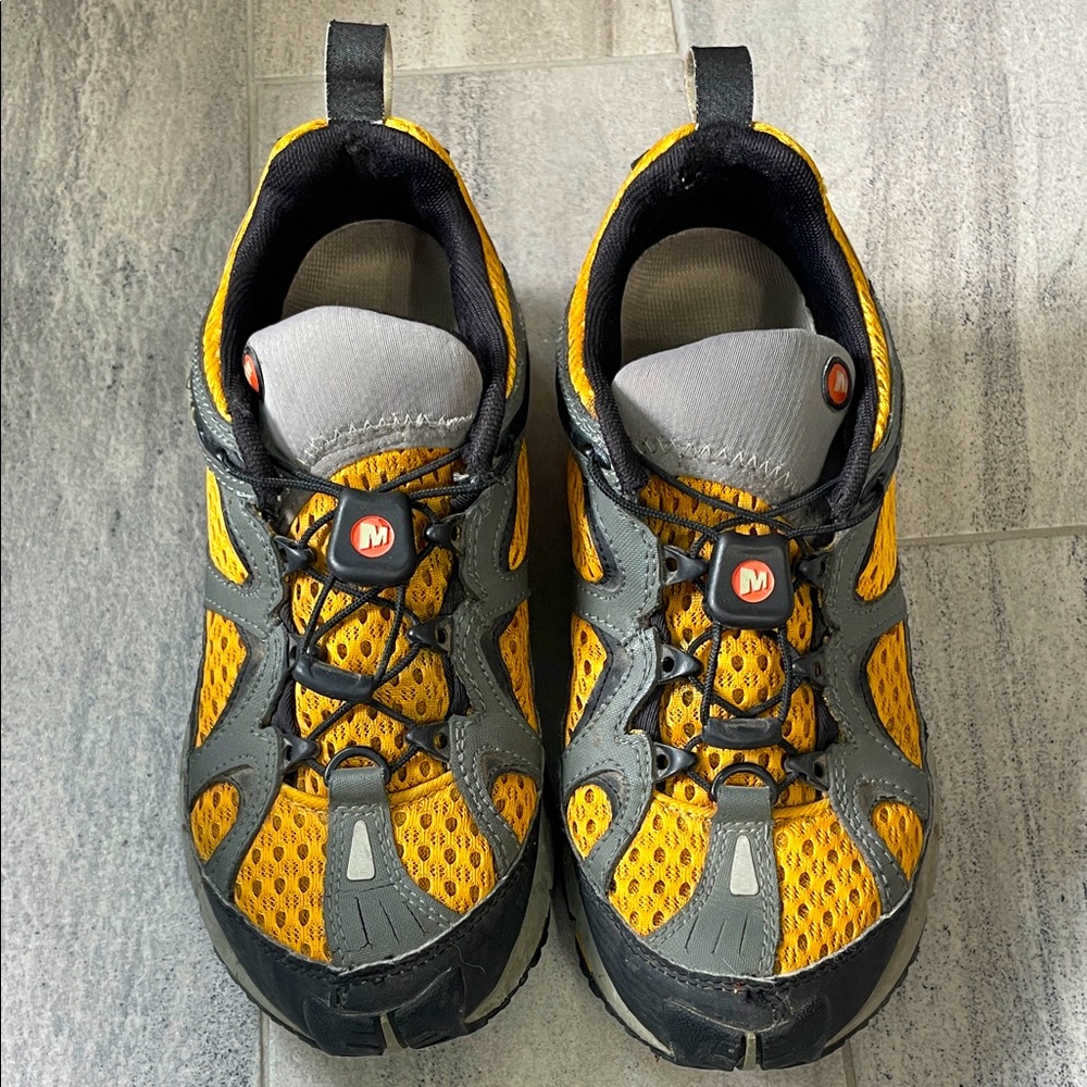 Merrell Overdrive Gray and Orange Footwear